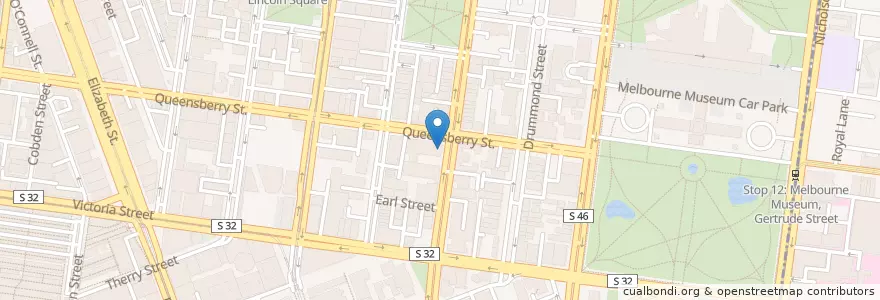 Mapa de ubicacion de RMIT Building 56 en 澳大利亚, 维多利亚州, City Of Melbourne.