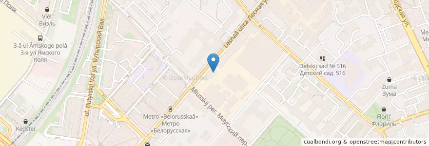 Mapa de ubicacion de Beer Pairing en Rússia, Distrito Federal Central, Москва, Центральный Административный Округ, Тверской Район.