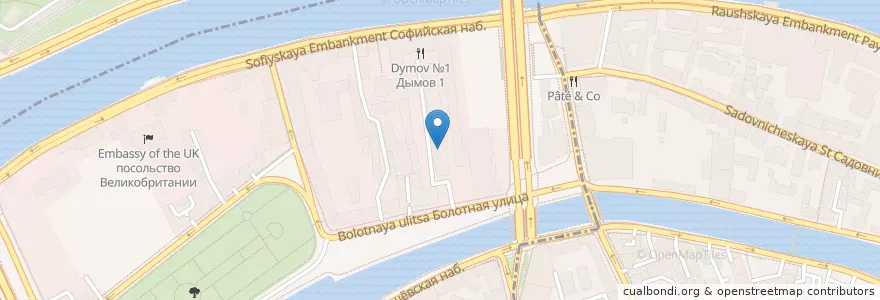 Mapa de ubicacion de Sofia en 俄罗斯/俄羅斯, Центральный Федеральный Округ, Москва, Центральный Административный Округ, Район Якиманка.