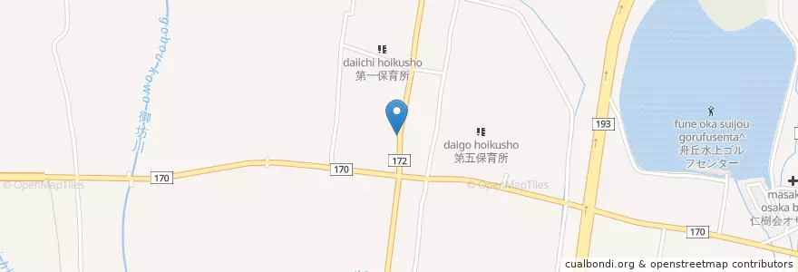 Mapa de ubicacion de 大野郵便局 en ژاپن, 香川県, 高松市.