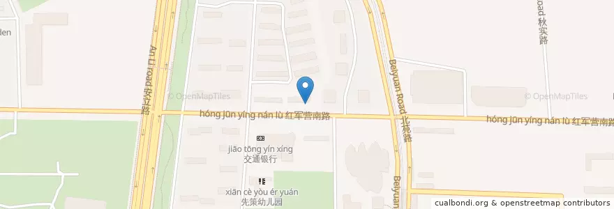 Mapa de ubicacion de Starbucks en Chine, Pékin, Hebei, 朝阳区 / Chaoyang.