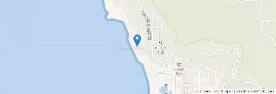 Mapa de ubicacion de 綜合大樓 en تايوان, كاوهسيونغ, 鼓山區.