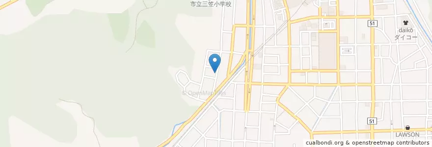 Mapa de ubicacion de 小坂医院 en ژاپن, 京都府, 舞鶴市.