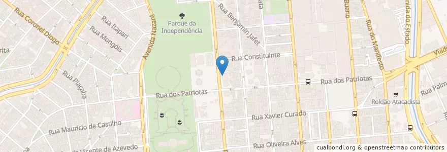 Mapa de ubicacion de Biblioteca do Museu Paulista en Brazil, Southeast Region, São Paulo, Região Geográfica Intermediária De São Paulo, Região Metropolitana De São Paulo, Região Imediata De São Paulo, São Paulo.