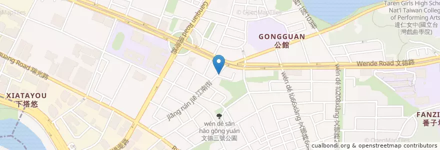Mapa de ubicacion de 強記大腸包小腸 en 臺灣, 新北市, 臺北市, 內湖區.