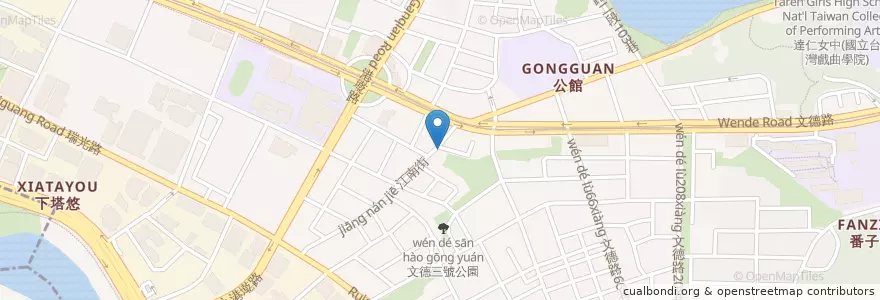 Mapa de ubicacion de 傻師傅湯包 en Taiwan, 新北市, Taipei, 內湖區.