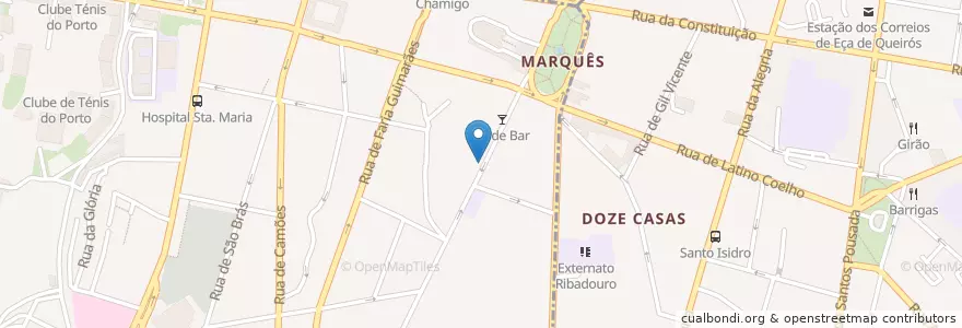 Mapa de ubicacion de Ricciardi's Rock Pizza en Portugal, Norte, Área Metropolitana Do Porto, Porto, Porto.