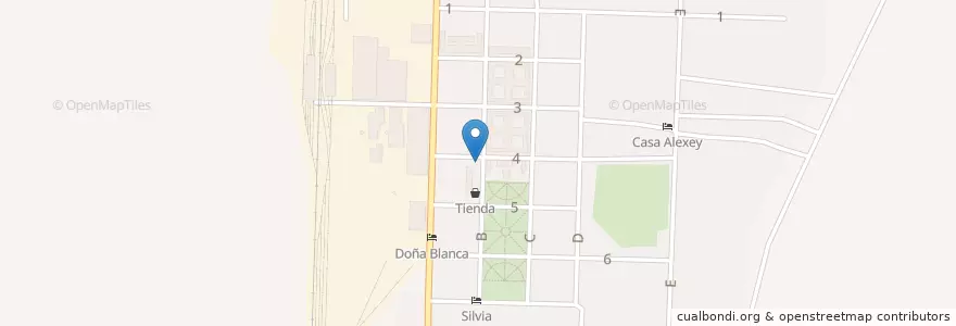 Mapa de ubicacion de Farmacia 605 en Cuba, Camagüey, Esmeralda.