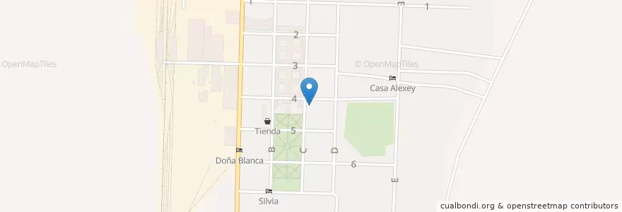 Mapa de ubicacion de Hospital en Cuba, Camagüey, Esmeralda.