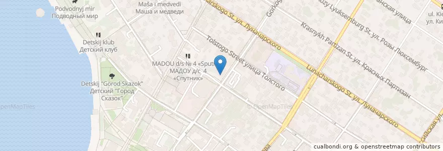 Mapa de ubicacion de ВТБ en ロシア, 南部連邦管区, クラスノダール地方, Городской Округ Геленджик.