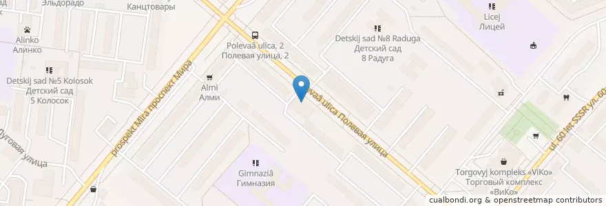 Mapa de ubicacion de Формат en Rusia, Distrito Federal Central, Óblast De Moscú, Городской Округ Щёлково, Городской Округ Фрязино.