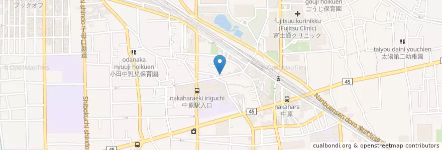 Mapa de ubicacion de 武くん (Takesi-kun) en Japan, Kanagawa Prefecture, Kawasaki, Nakahara Ward.