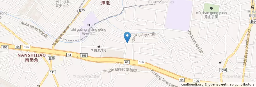 Mapa de ubicacion de 路易沙 en Taiwan, 新北市, 中和區.