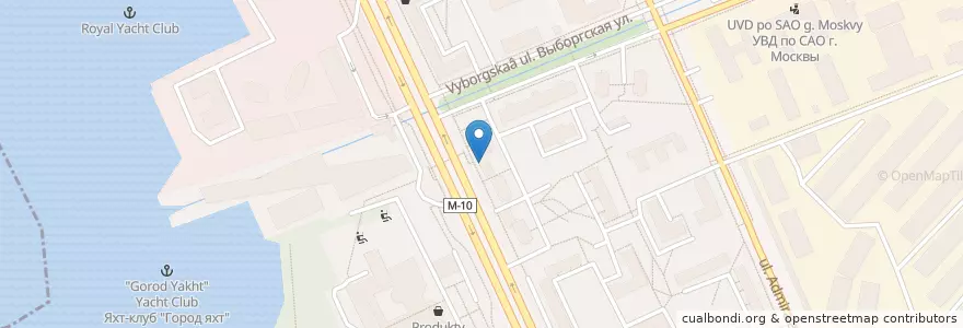 Mapa de ubicacion de Лаззат en روسيا, Центральный Федеральный Округ, Москва, Северный Административный Округ, Войковский Район.