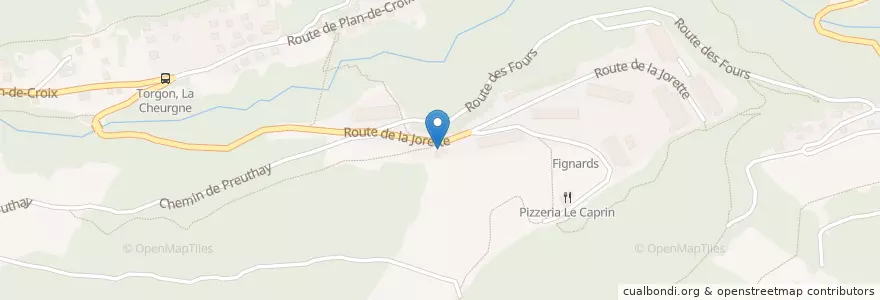 Mapa de ubicacion de eBike Charger Outdoor en سويسرا, Valais/Wallis, Monthey, Vionnaz.