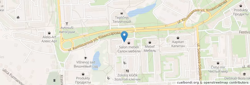 Mapa de ubicacion de ПиццаФабрика en 러시아, Центральный Федеральный Округ, Владимирская Область, Городской Округ Владимир.