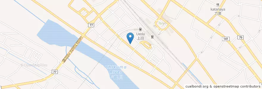 Mapa de ubicacion de 駅南口金井駐車場 (Station Minami-guchi Kanai Parking) en Japonya, 長野県, 上田市.