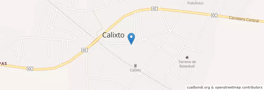Mapa de ubicacion de IASD Calixto en Куба, Лас-Тунас, Majibacoa.