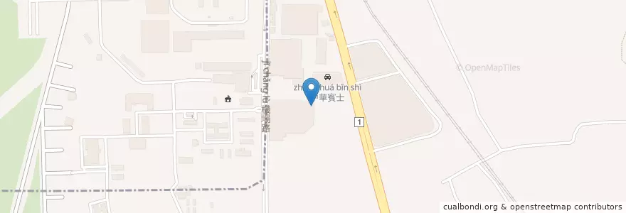 Mapa de ubicacion de 活佛素食 en 臺灣, 臺南市, 仁德區.