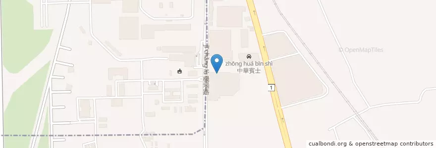 Mapa de ubicacion de 大象寬廷宴會廳 en Тайвань, Тайнань, 仁德區.