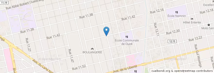 Mapa de ubicacion de La Patience en بوركينا فاسو, الأوسط, Kadiogo, واغادوغو.