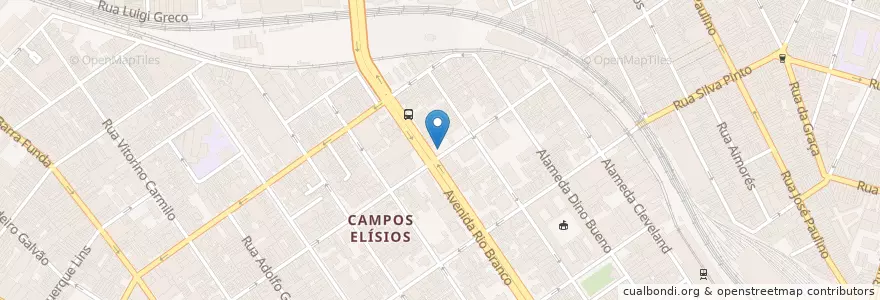 Mapa de ubicacion de Cafeteria Porto en Brasile, Regione Sudest, San Paolo, Região Geográfica Intermediária De São Paulo, Região Metropolitana De São Paulo, Região Imediata De São Paulo, San Paolo.