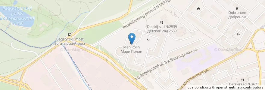 Mapa de ubicacion de apteka.ru en 俄罗斯/俄羅斯, Центральный Федеральный Округ, Москва, Восточный Административный Округ, Район Богородское.