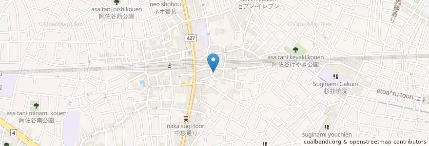 Mapa de ubicacion de PARCO en Japan, Tokio, 杉並区.