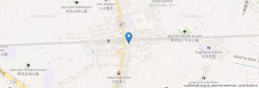 Mapa de ubicacion de MISTY OPARS en Japão, Tóquio, 杉並区.