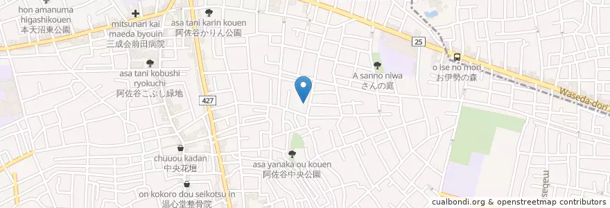 Mapa de ubicacion de MATSUI ORTHODONTIC CLINIC en Japan, Tokyo, Suginami.