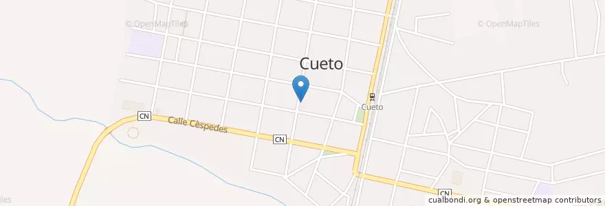 Mapa de ubicacion de El Chan Chan en Cuba, Holguín, Cueto.