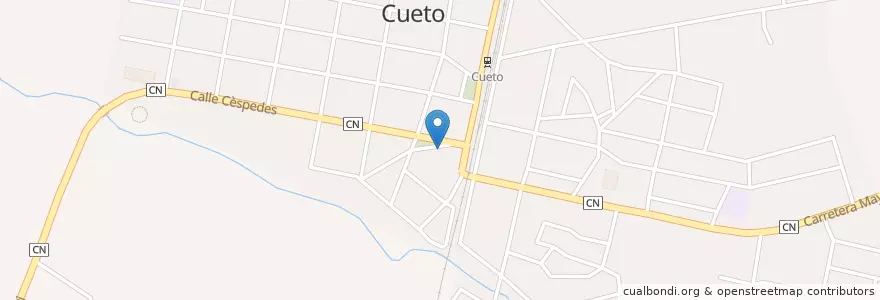 Mapa de ubicacion de Banco Metropolitano en کوبا, Holguín, Cueto.