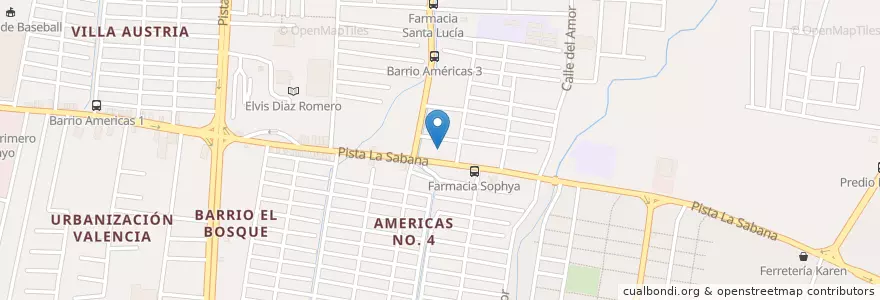 Mapa de ubicacion de Escuela CECNIC en Никарагуа, Departamento De Managua, Managua (Municipio).