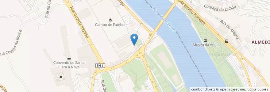 Mapa de ubicacion de A Taberna en 葡萄牙, Centro, Baixo Mondego, Coimbra, Coimbra, Sé Nova, Santa Cruz, Almedina E São Bartolomeu.