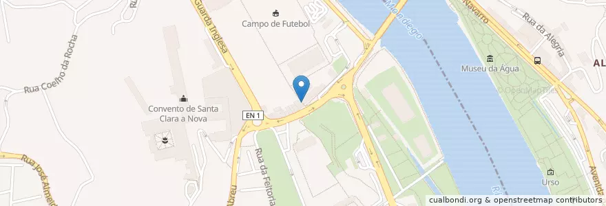 Mapa de ubicacion de Dona Taska en ポルトガル, Centro, Baixo Mondego, Coimbra, Coimbra.
