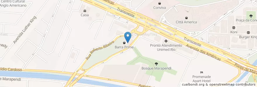 Mapa de ubicacion de Prime Grill & Burger en Brésil, Région Sud-Est, Rio De Janeiro, Região Metropolitana Do Rio De Janeiro, Região Geográfica Imediata Do Rio De Janeiro, Região Geográfica Intermediária Do Rio De Janeiro, Rio De Janeiro.