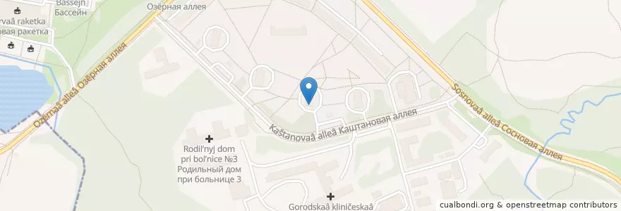Mapa de ubicacion de Добрая аптека en Rusland, Centraal Federaal District, Oblast Moskou, Moskou, Зеленоградский Административный Округ, Район Савёлки.