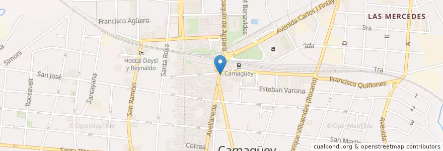 Mapa de ubicacion de Heladería Bim Bom en 쿠바, Camagüey, Camagüey, Ciudad De Camagüey.