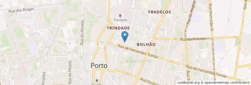 Mapa de ubicacion de Niku sushi en Portugal, Norte, Área Metropolitana Do Porto, Porto, Porto, Cedofeita, Santo Ildefonso, Sé, Miragaia, São Nicolau E Vitória.