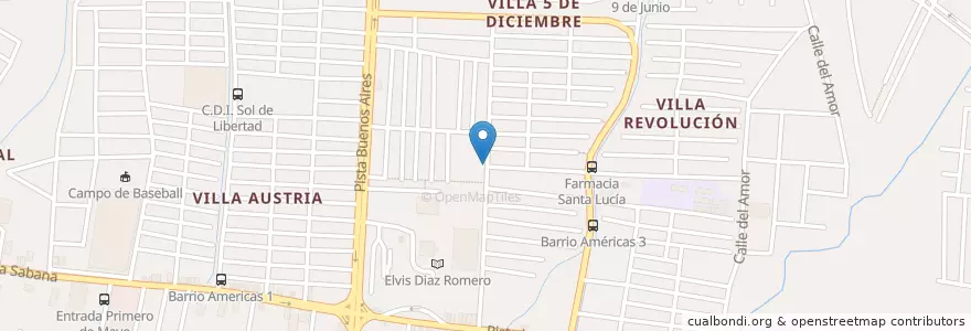 Mapa de ubicacion de Bar en ニカラグア, マナグア県, Managua (Municipio).