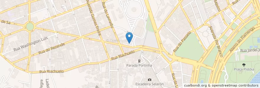 Mapa de ubicacion de Teatro Odisséia en Бразилия, Юго-Восточный Регион, Рио-Де-Жанейро, Região Geográfica Imediata Do Rio De Janeiro, Região Metropolitana Do Rio De Janeiro, Região Geográfica Intermediária Do Rio De Janeiro, Рио-Де-Жанейро.