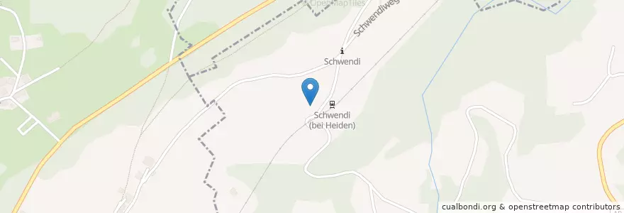Mapa de ubicacion de Station en Svizzera, San Gallo, Vorderland, Heiden, Eggersriet.
