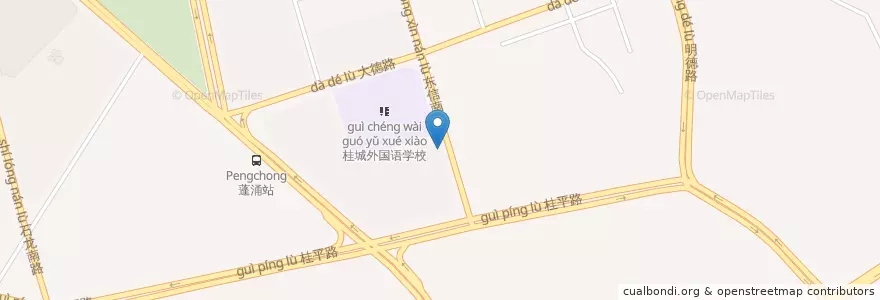 Mapa de ubicacion de 南海农商银行 en الصين, غوانغدونغ, 佛山市, 南海区.