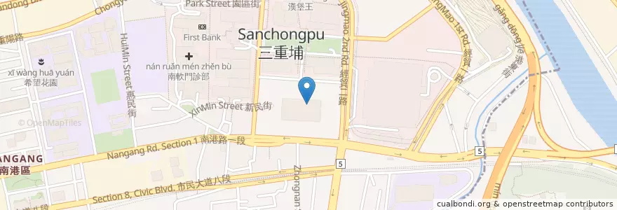 Mapa de ubicacion de REAL 真‧Cafe‧Bread en تایوان, 新北市, تایپه, 南港區.