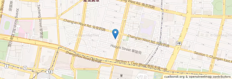 Mapa de ubicacion de Bitter Burro, take the bitter with the sweet en تایوان, 新北市, تایپه, 大同區.