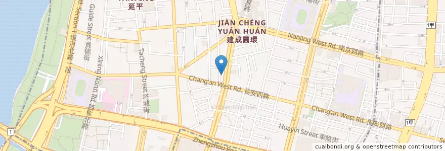 Mapa de ubicacion de 御珍軒港式飲茶 en 臺灣, 新北市, 臺北市, 大同區.