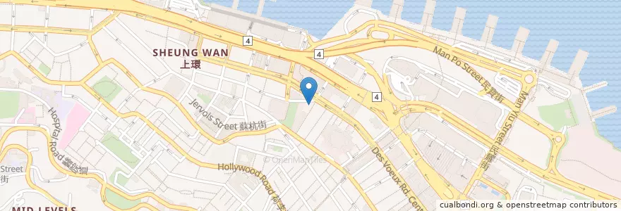 Mapa de ubicacion de Point One en Китай, Гуандун, Гонконг, Гонконг, Новые Территории, 中西區 Central And Western District.