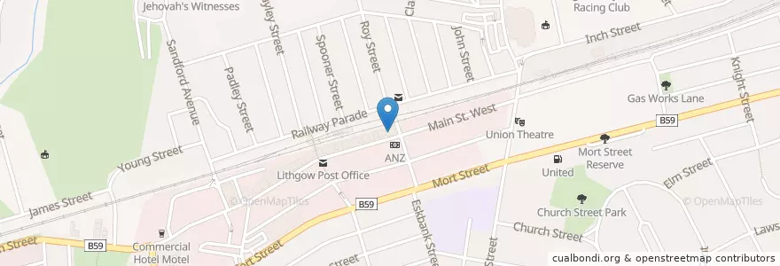 Mapa de ubicacion de Pho 68 en Австралия, Новый Южный Уэльс, Lithgow City Council.
