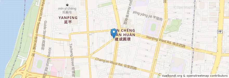 Mapa de ubicacion de 開小伙 en 臺灣, 新北市, 臺北市, 大同區.