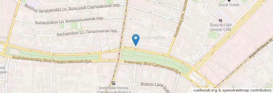 Mapa de ubicacion de The Nest en Rusland, Centraal Federaal District, Moskou, Центральный Административный Округ, Красносельский Район.